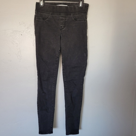 Old Navy Rockstar Jeggings Built-in Sculpt Sz 4 Black Skinny Jeans Stretch Waist - Picture 1 of 5
